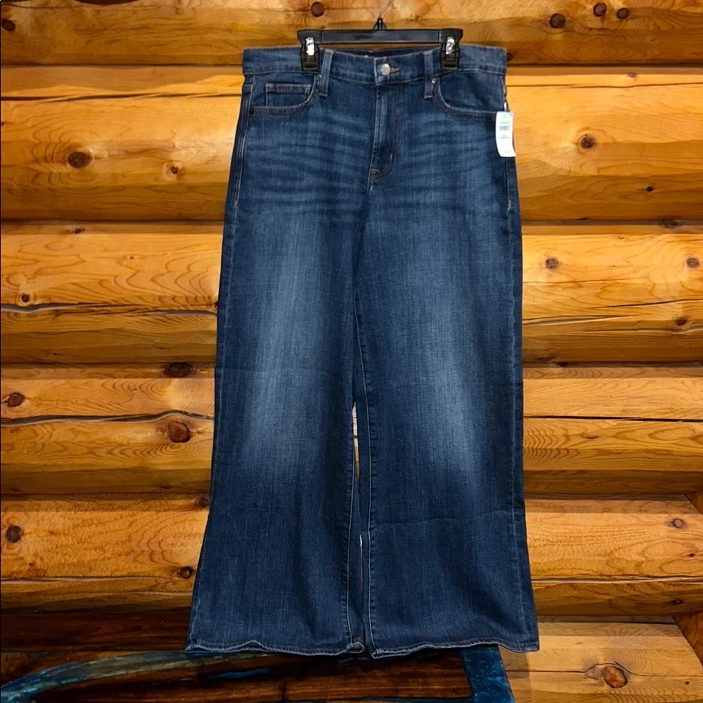 Gap NWT Mid Rise Wide Leg Jeans Size 29 Regular in Dark Wash - Picture 6 of 12
